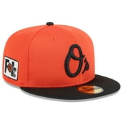 Men's New Era Orange/Black Baltimore Orioles 2025 Spring Training 59FIFTY Fitted Hat